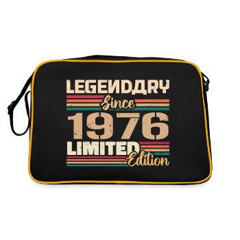 1976 Millésime 1976 Anniversaire Né En 1976 - Sac Retro - noir/or - Dos