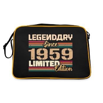 1959 Vintage 1959 Birthday Born In 1959 - Retro Bag - black/gold - Back