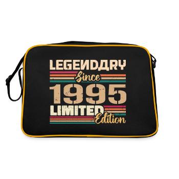 1995 Vintage 1995 Birthday born in 1995 - Retro Bag - black/gold - Back