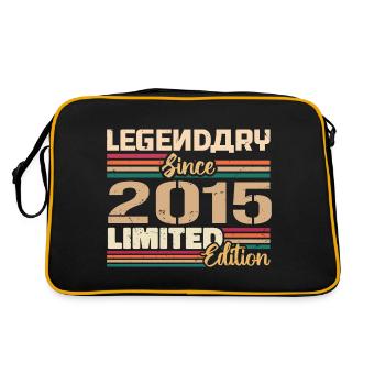 Millésime 2015 Anniversaire 2015 Né en 2015 - Sac Retro - noir/or - Dos