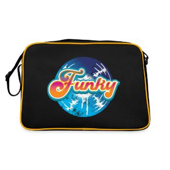 Funky - Retro Bag - black/gold - Back