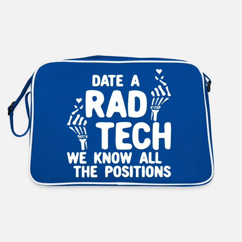 Date A Rad Tech Wir kennen alle Positionen Retro Tasche
