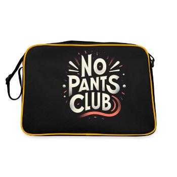 No Pants Club 4 - Retro Bag - black/gold - Back