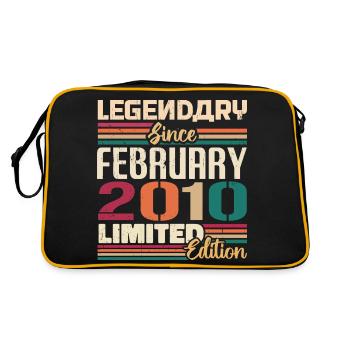 February 2010 Birthday Present February 2002 - Retro Bag - black/gold - Back