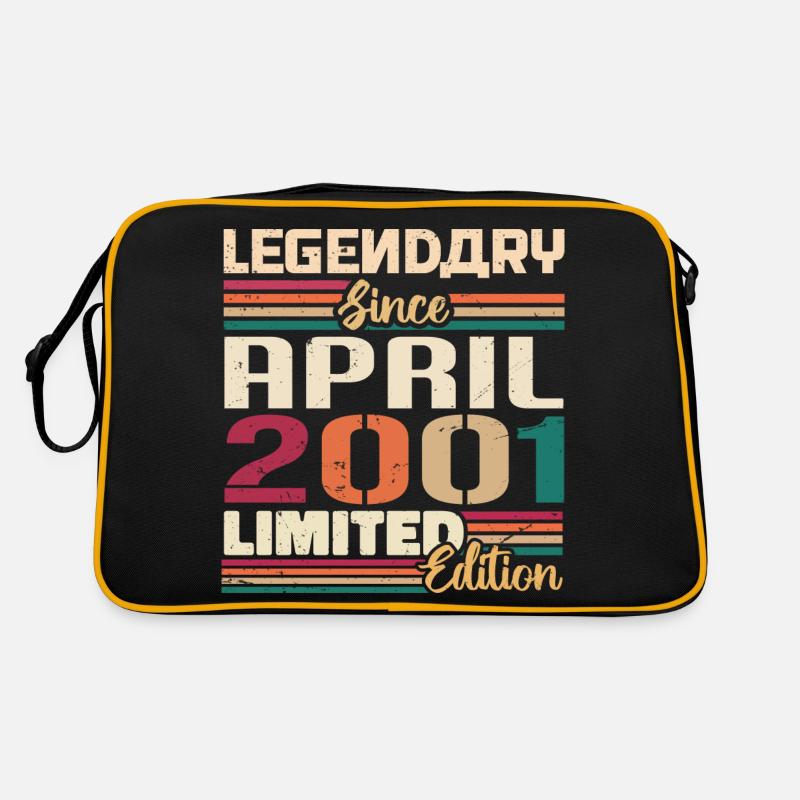 Legenden Werden Im April 2001 Geboren - 2001 Retro Tasche