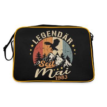 May 1983 Born in May 1983 Jubilee - Retro Bag - black/gold - Back