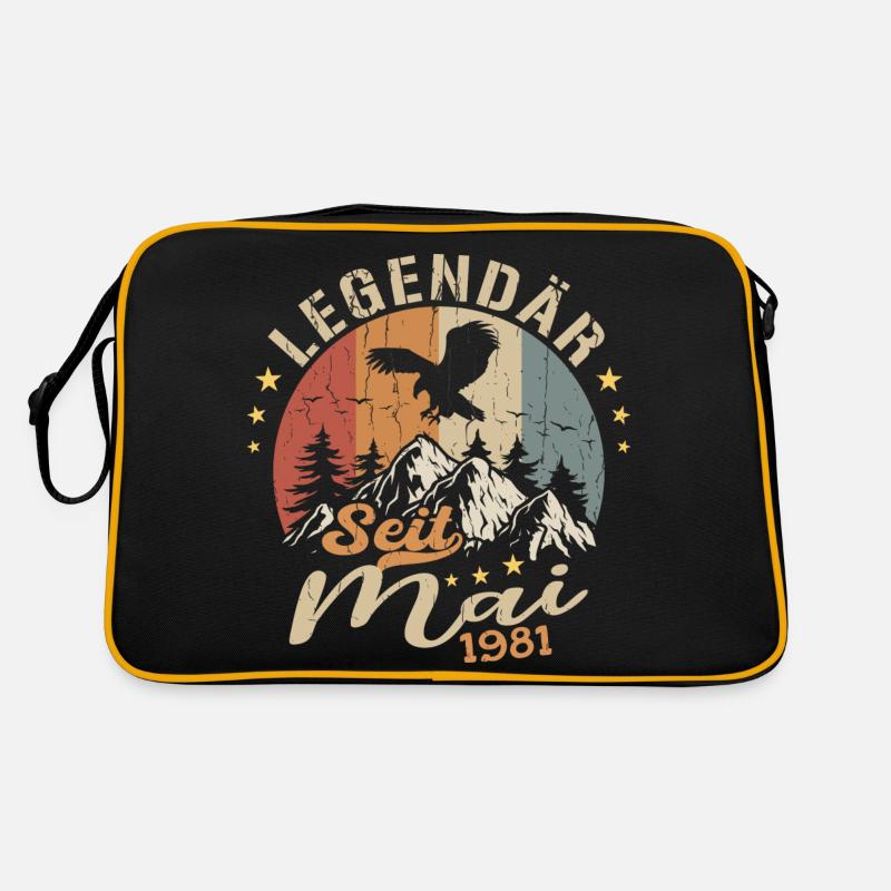 Mai 1981 Né en Mai 1981 Jubilé Sac Retro