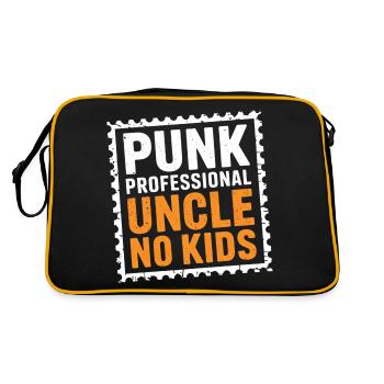 Punk Professional Uncle No Kids 11 - Retro Tasche - Schwarz/Gold - Hinten
