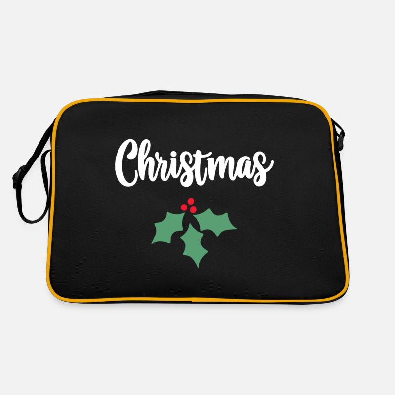Christmas Holly Retro Bag