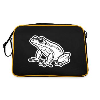 Animal grenouille - Sac Retro - noir/or - Dos