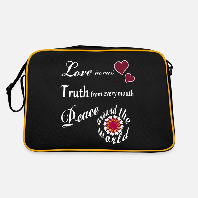 Amour, Vérité, Paix - Mantra Sac Retro