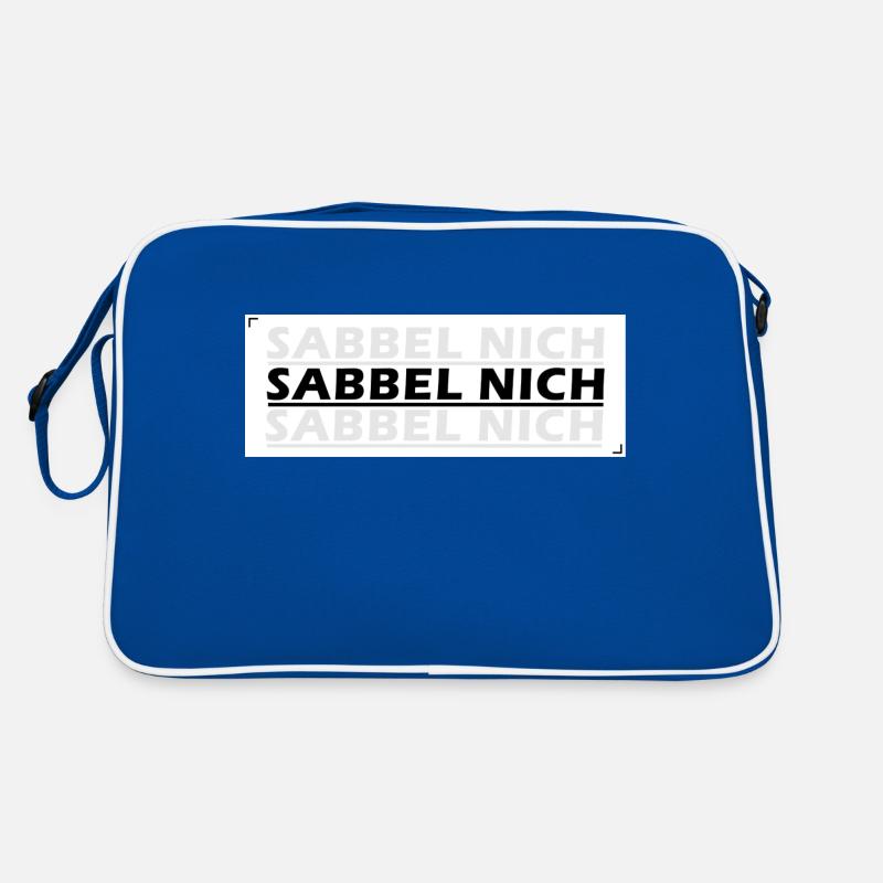 Sabbel nich Retro Tasche
