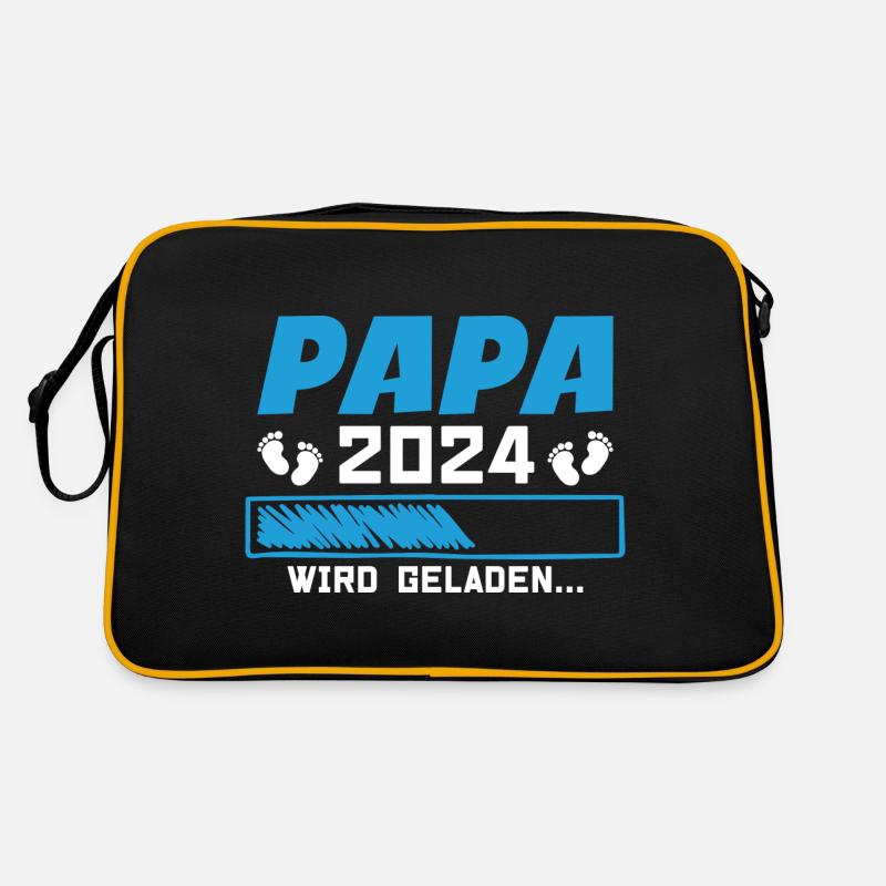 Dad 2024 Dad-to-be Loading 2024 Retro Bag