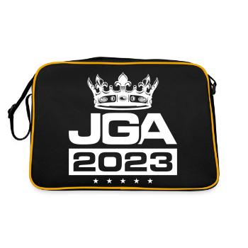 Jga 2023 Enterrement de vie de garçon - Sac Retro - noir/or - Dos