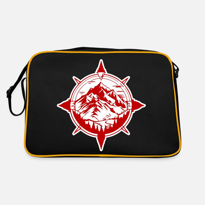 Compass Mountains Voyage Sac Retro