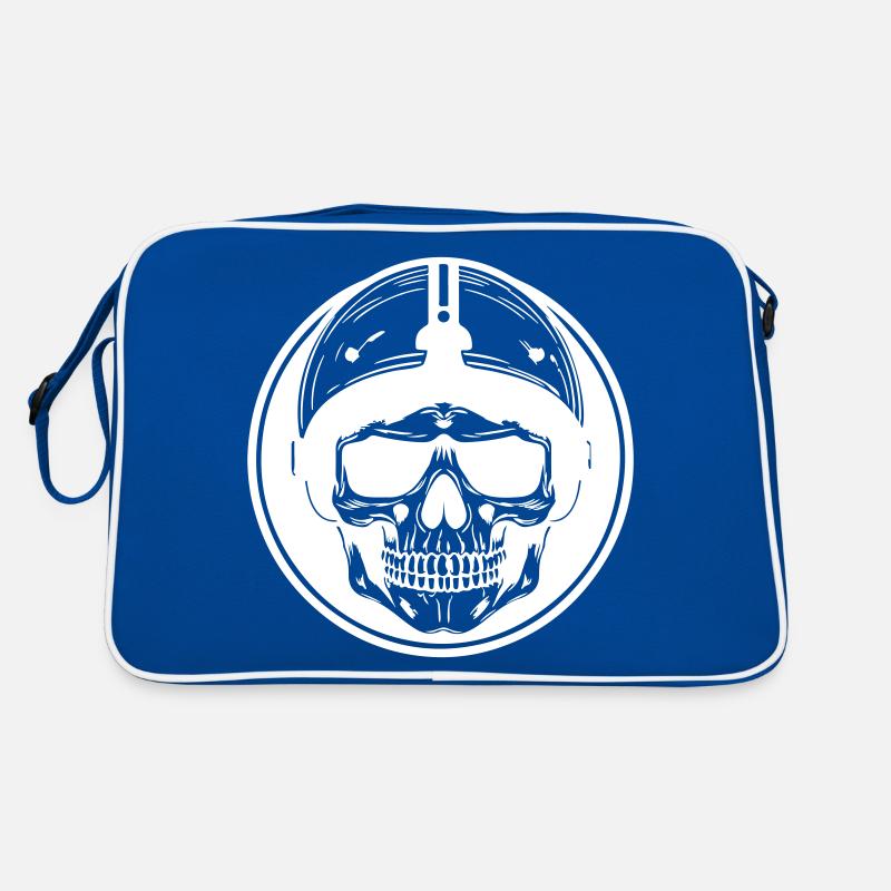 Crâne de motard Sac Retro