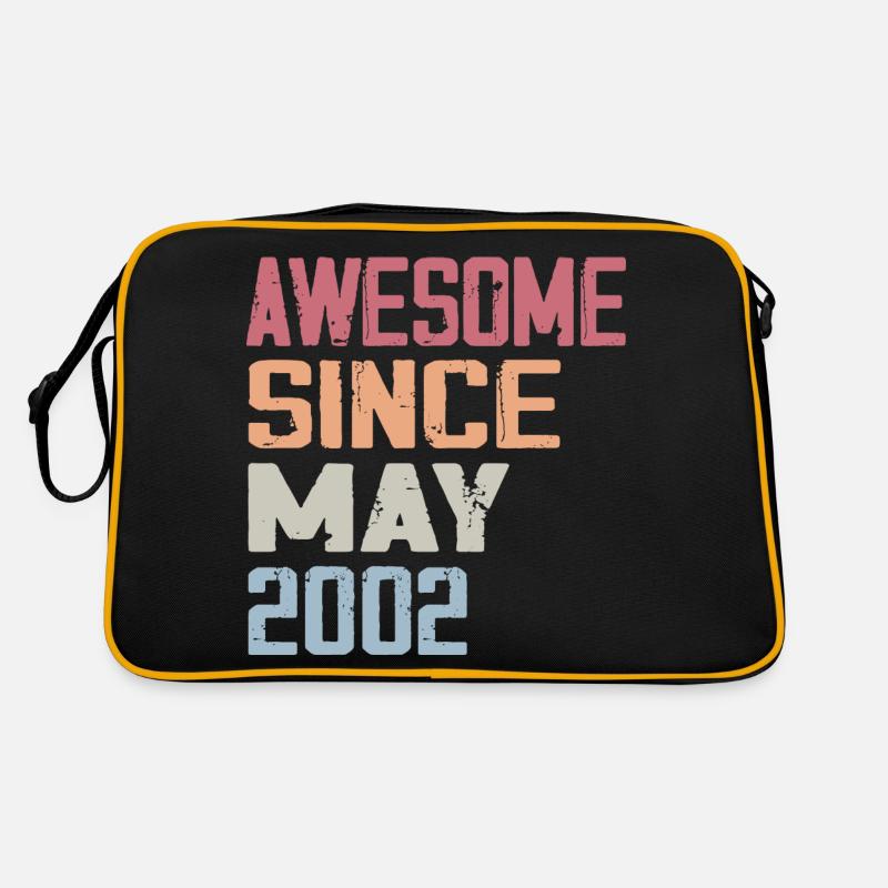 May 2002 Birthday 2002 Retro 2002 May Vintage Retro Bag