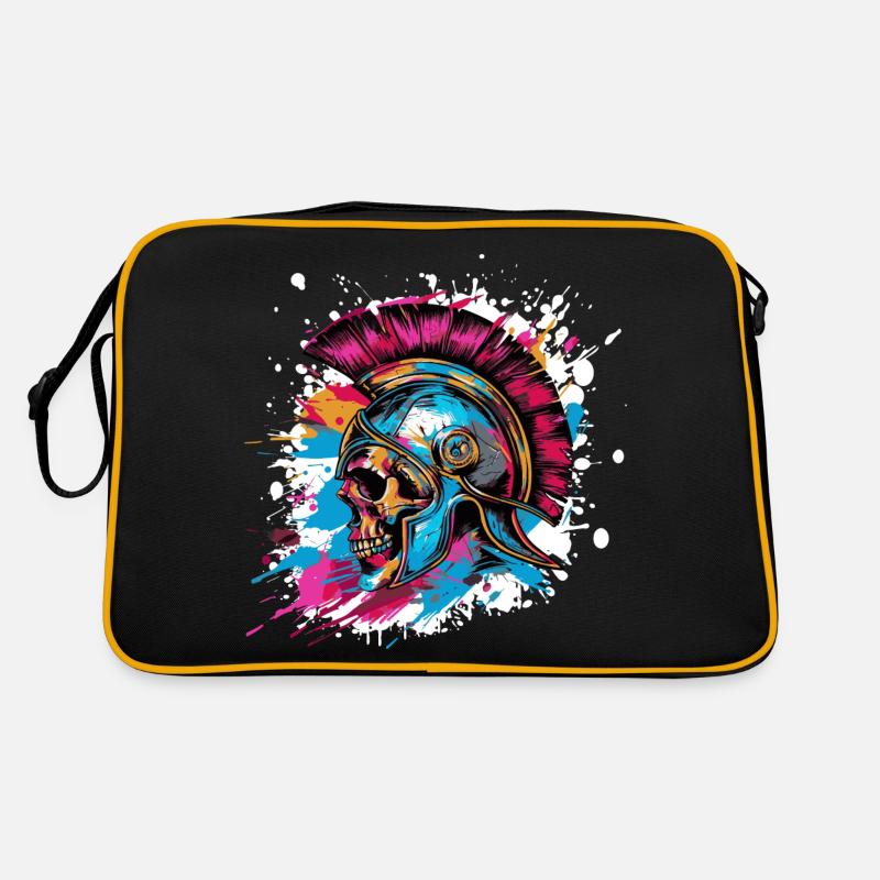 Spartan Skull Gladiator Retro Bag
