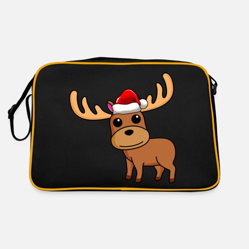 Noël de la bande dessinée Elk Sac Retro
