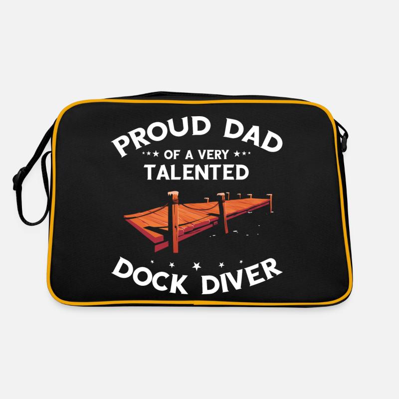 Dock Diving Design for Dog Jumping and Dock Dog Retro Bag