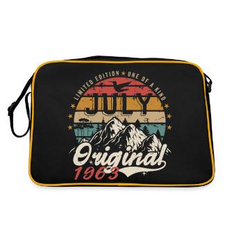 July 1963 | Original Birthday July 1963 - Retro Bag - black/gold - Back