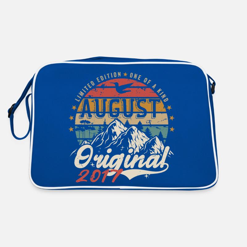 Août 2017 - Fabriqué En Août 2017 - Vintage 2017 Sac Retro