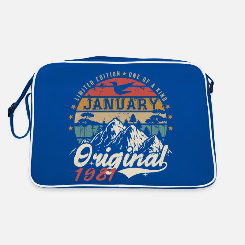 Januar 1981 Geburtstagsgeschenk - Januar 1981 Retro Tasche