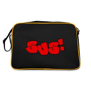 SUS! - Sac Retro - noir/or - Dos
