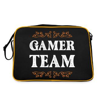 Équipe de joueurs - Sac Retro - noir/or - Dos