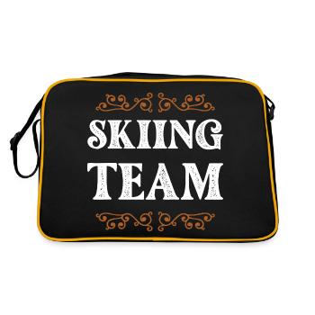 Équipe de ski - Sac Retro - noir/or - Dos