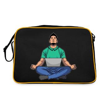 Programmer Coder Software Developer - Retro Bag - black/gold - Back
