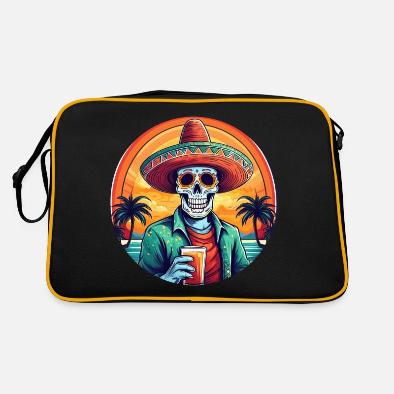 5 de Mayo Party Drinko de Mayo Sugar Skull Drink Sac Retro