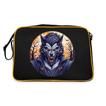Gruseliges Halloween-partykostüm Werwolf - Retro Bag - black/gold - Back