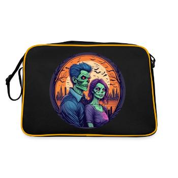 Gruseliges Halloween-party-kostüm, Zombie-paar - Retro Bag - black/gold - Back