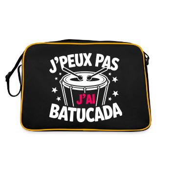 J’peux pas, j’ai Batucada - Sac Retro - noir/or - Dos