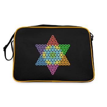 Étoile Sacrée - Étoile de Vie 04/3D/Cf. - Sac Retro - noir/or - Dos