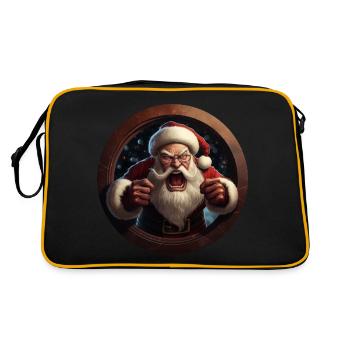 Angry Santa - Sac Retro - noir/or - Dos