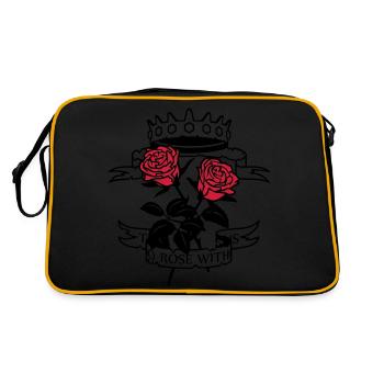 There is no rose.. - Sac Retro - noir/or - Dos
