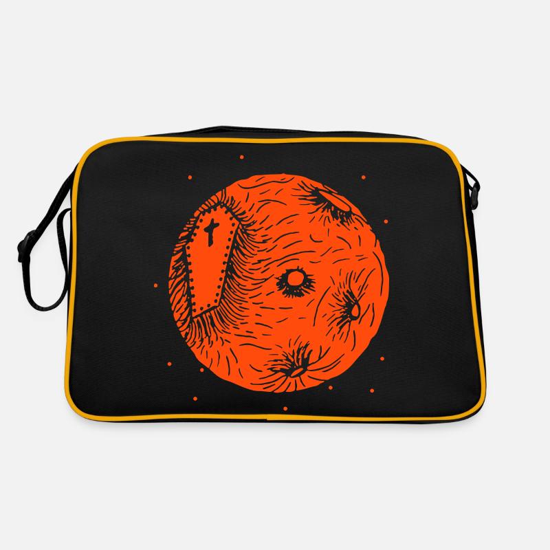 Dead Planet - Pénitencier - Étoile de la mort - Sac Retro - noir/or