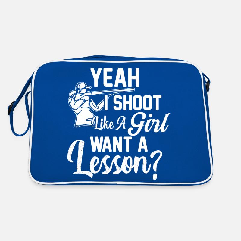 Fallenschießen Retro Tasche