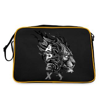 Apex lion Majesty - Retro Bag - black/gold - Back