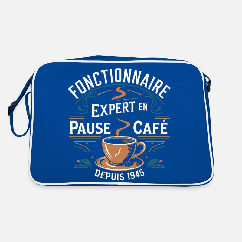 Fonctionnaire expert en pause café depuis 1945 Sac Retro