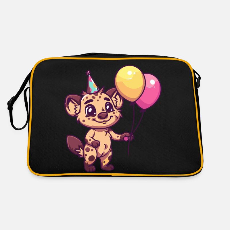 Hyène Anniversaire Bande Dessinée Mignon Sac Retro