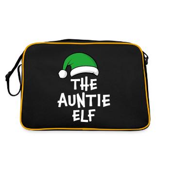 La tante elfe - Sac Retro - noir/or - Dos