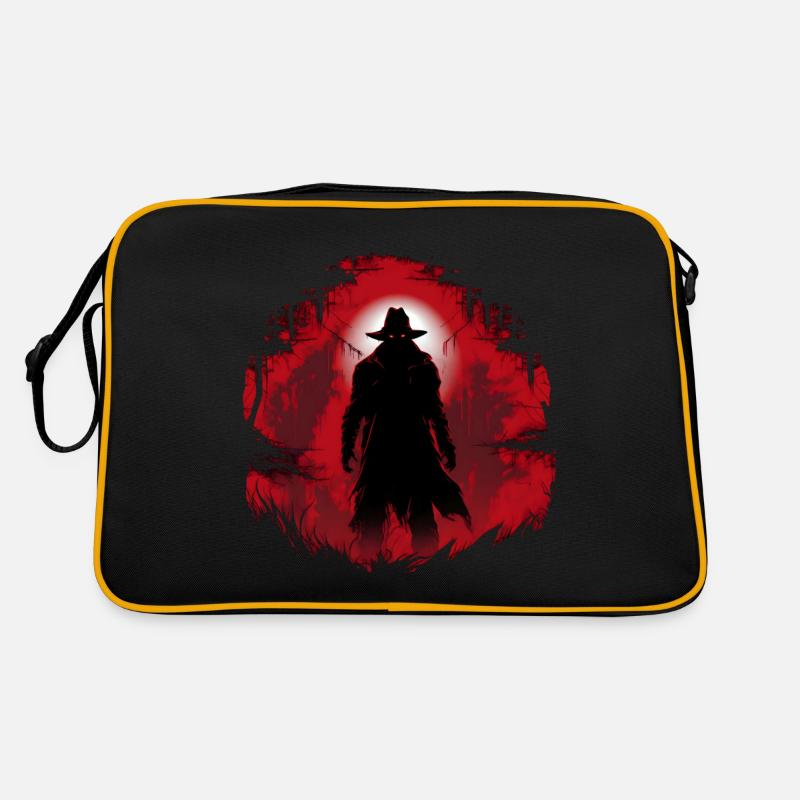 Halloween, unheimlicher Mann Retro Tasche