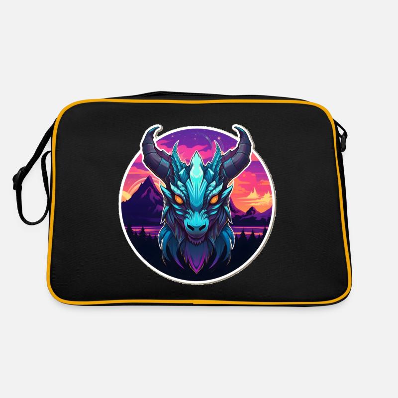 Chinesischer Drache, Dragon Retro Tasche