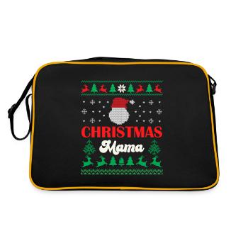 Merry Christmas Mama - Sac Retro - noir/or - Dos