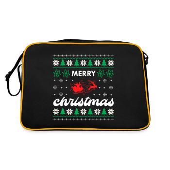 Merry Christmas - Sac Retro - noir/or - Dos