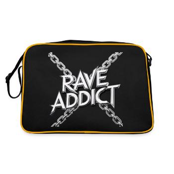 EDM Techno Rave Musique Festival - Sac Retro - noir/or - Dos