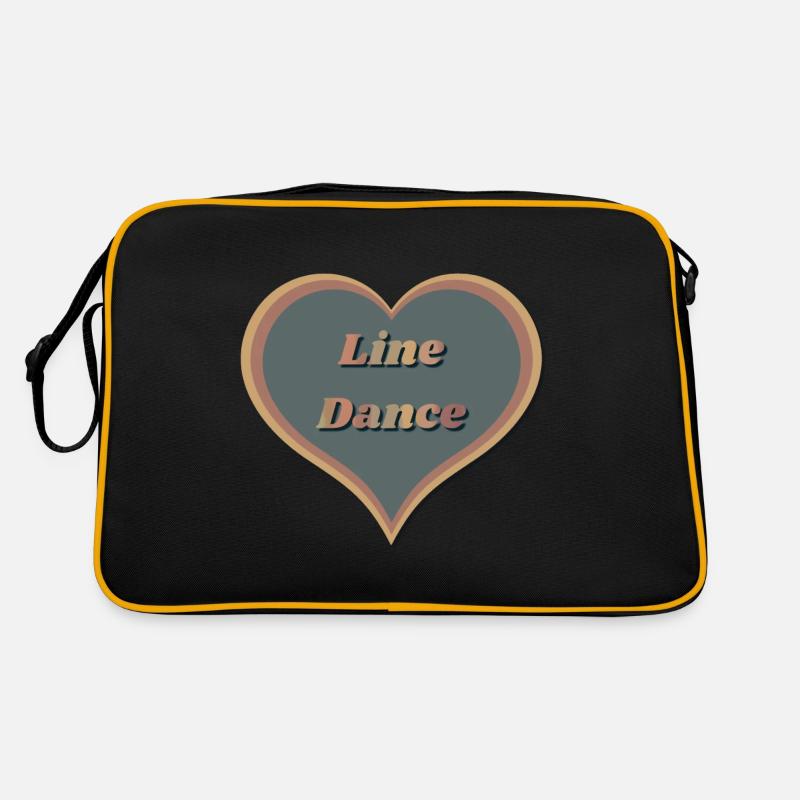 Line dance Herz Retro Tasche